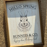 Assorted Bunny Framed Wall Art