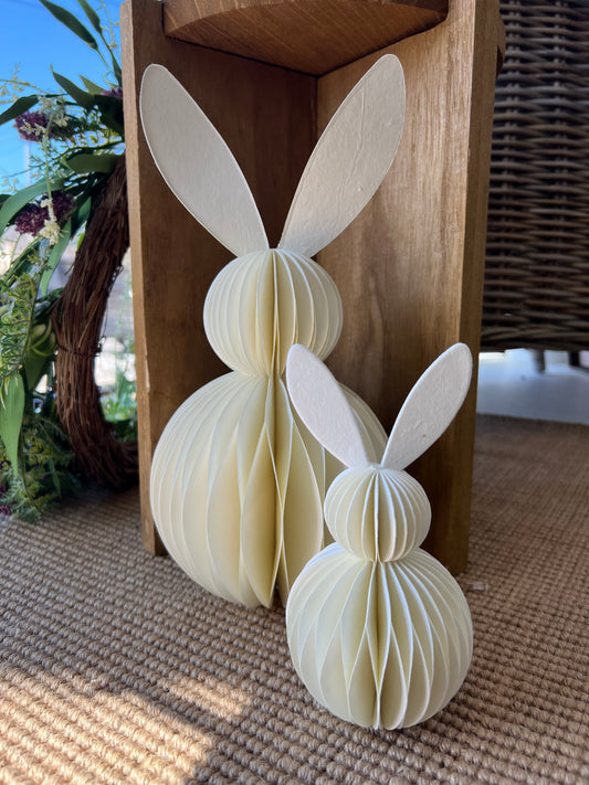 Bunny Paper Decor Ivory