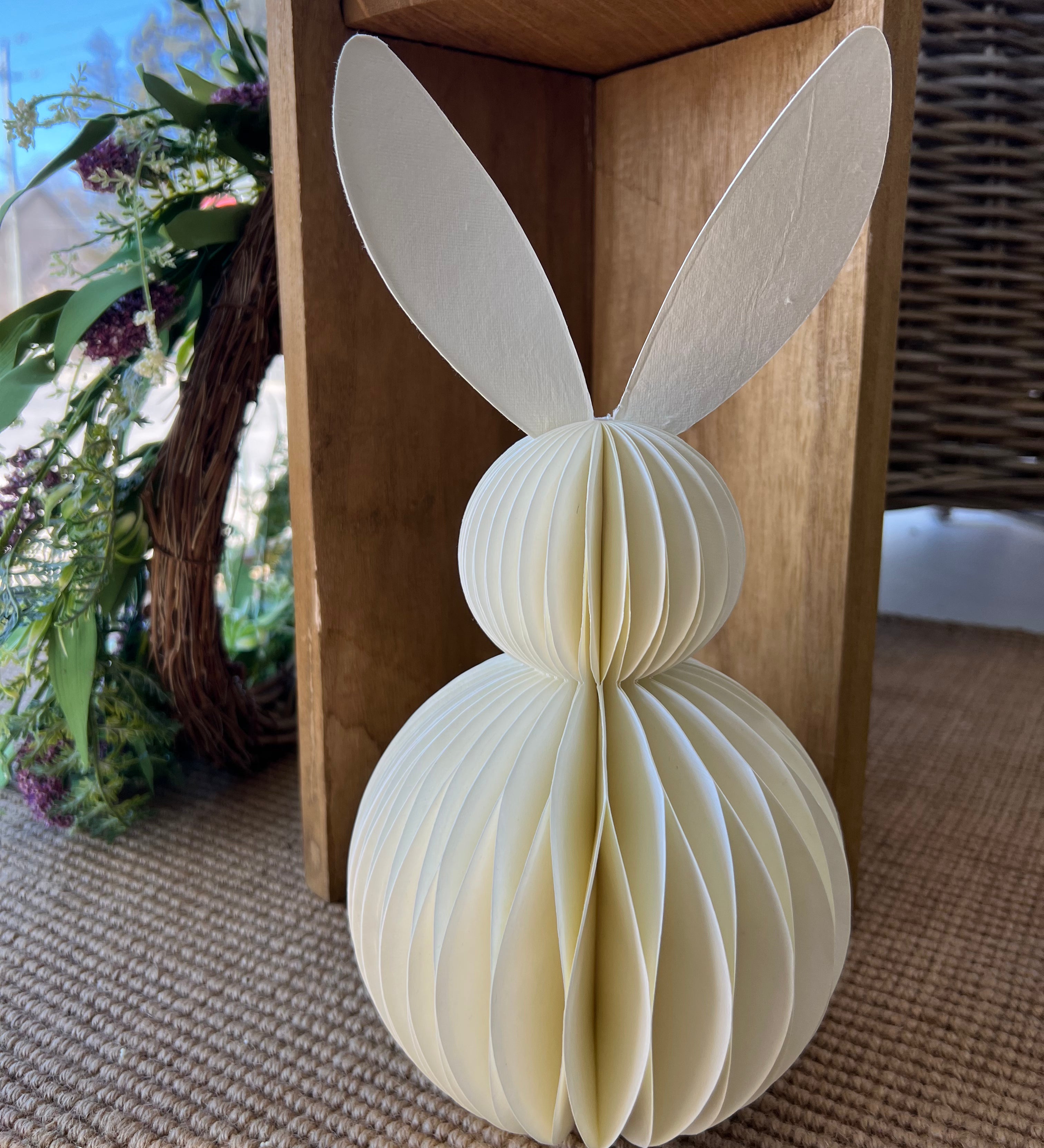 Bunny Paper Decor Ivory