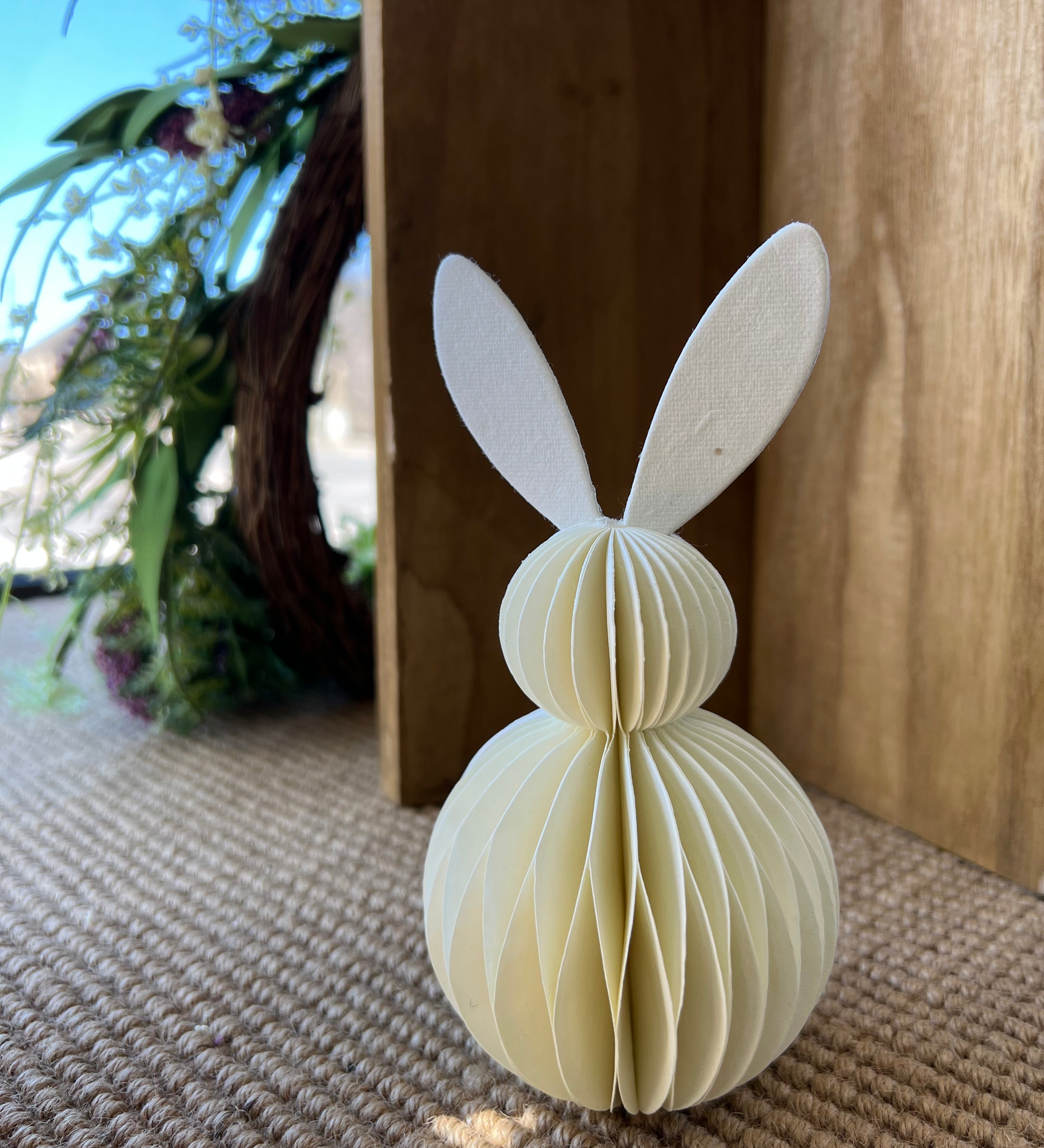 Bunny Paper Decor Ivory