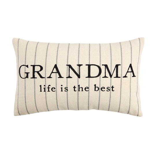 Grandma Stripe Pillow