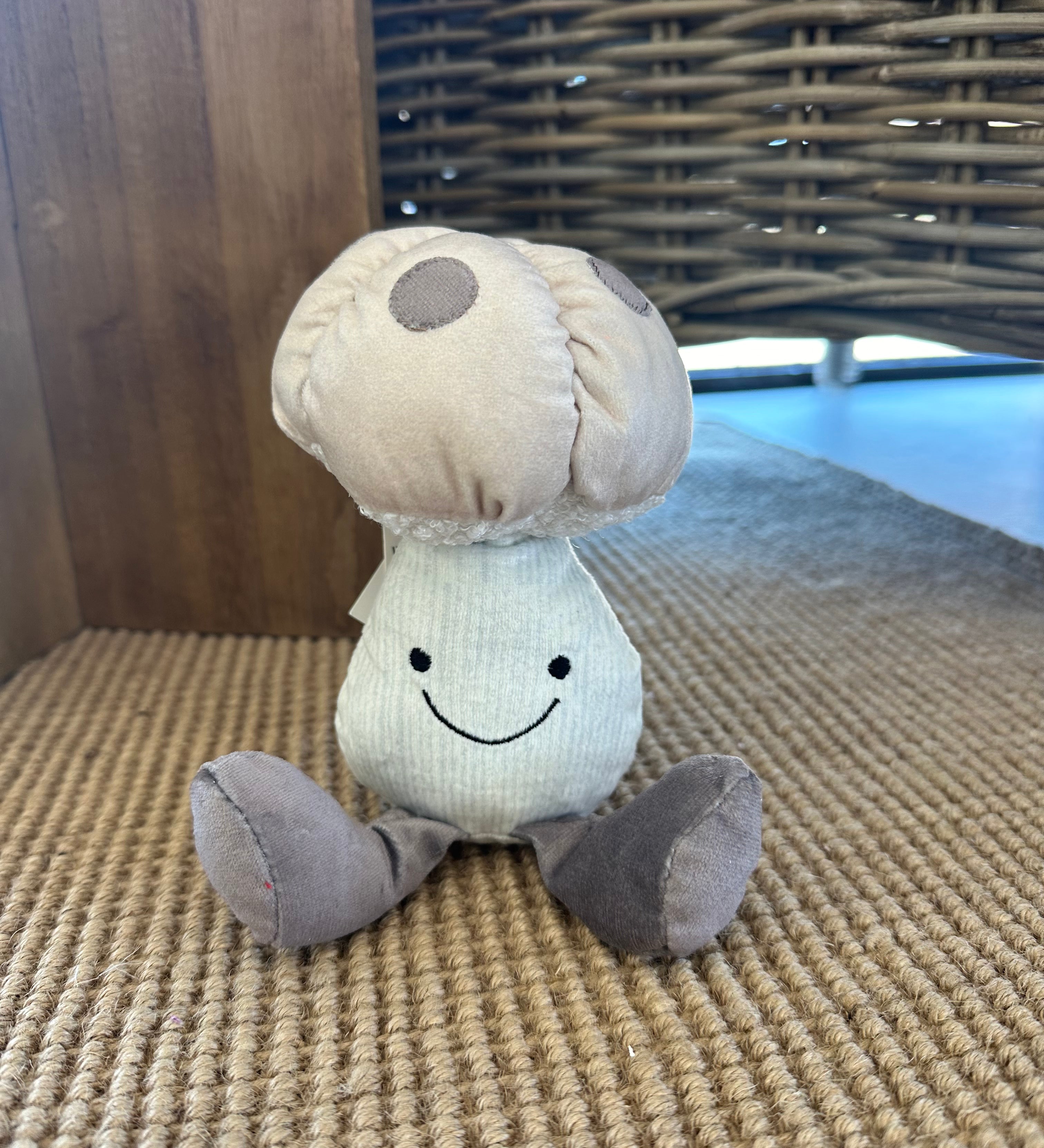 Plush Shelf Sitting Mushroom