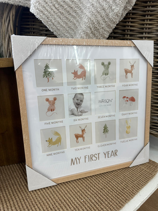 Baby Photo Frame - My First Year