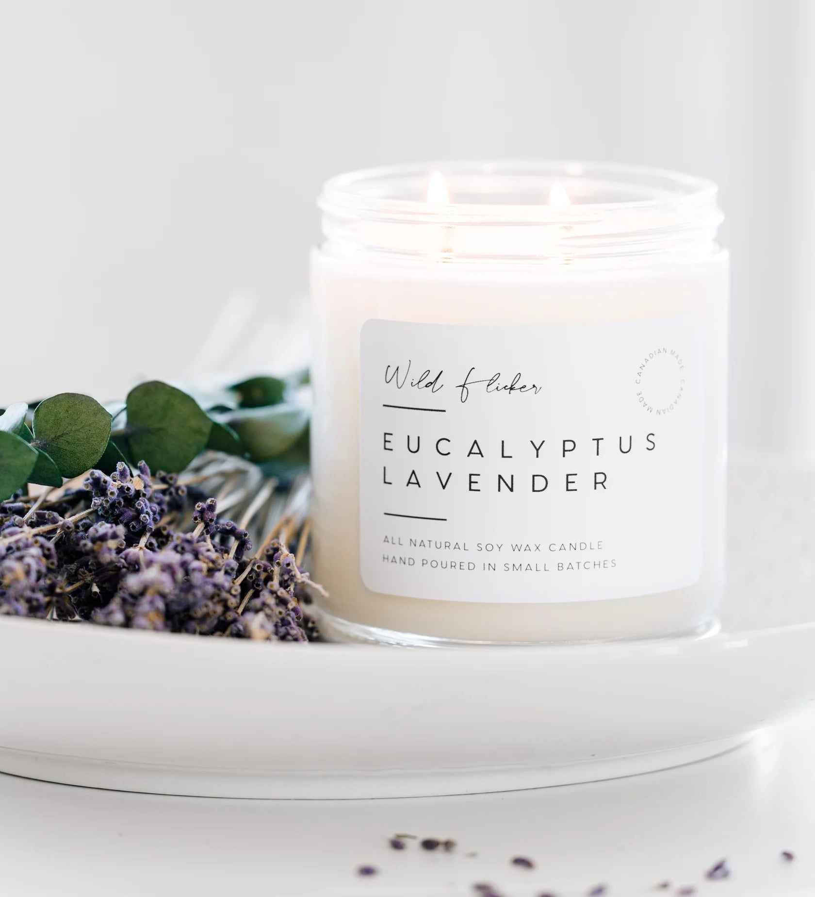 Eucalyptus Lavender Soy Wax Candle