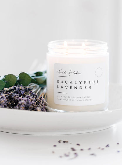 Eucalyptus Lavender Soy Wax Candle