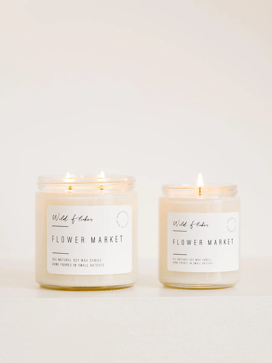 Flower Market Soy Wax Candle