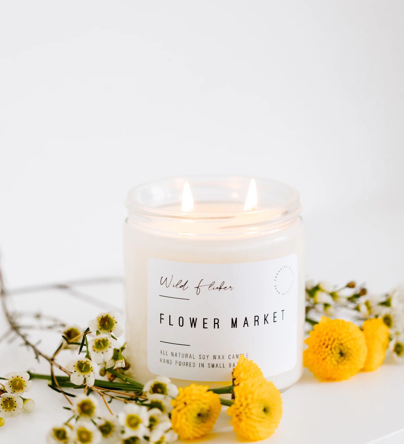 Flower Market Soy Wax Candle