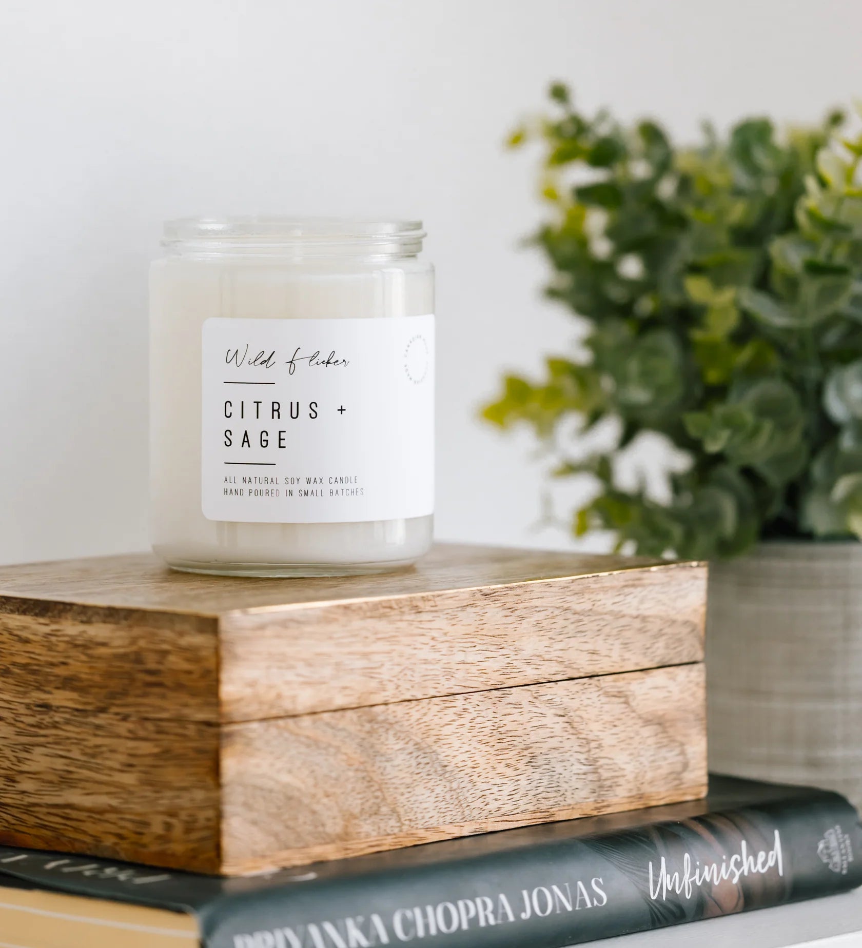 Citrus + Sage Soy Wax Candle