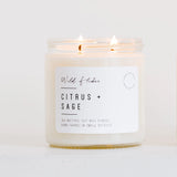 Citrus + Sage Soy Wax Candle