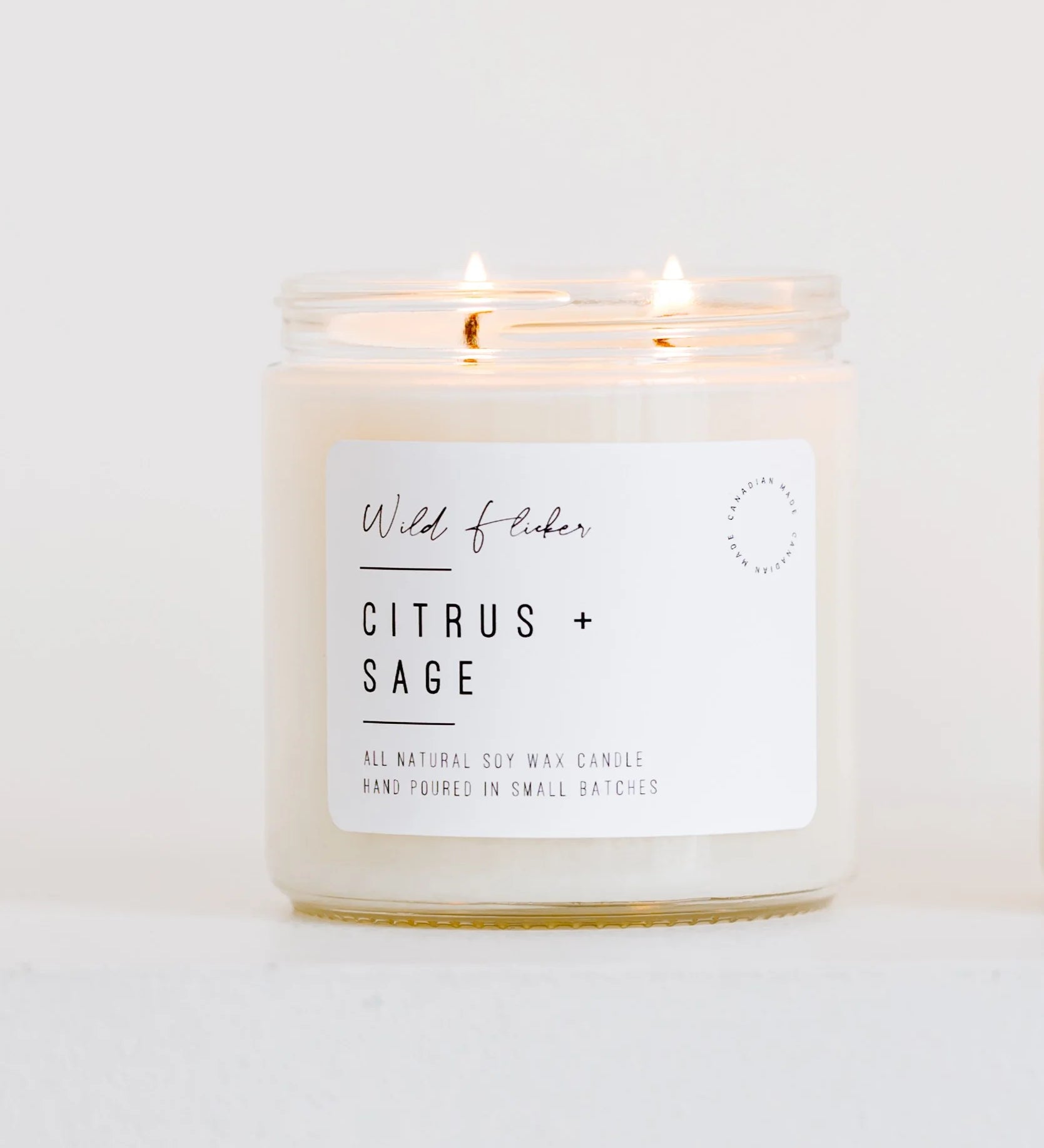 Citrus + Sage Soy Wax Candle