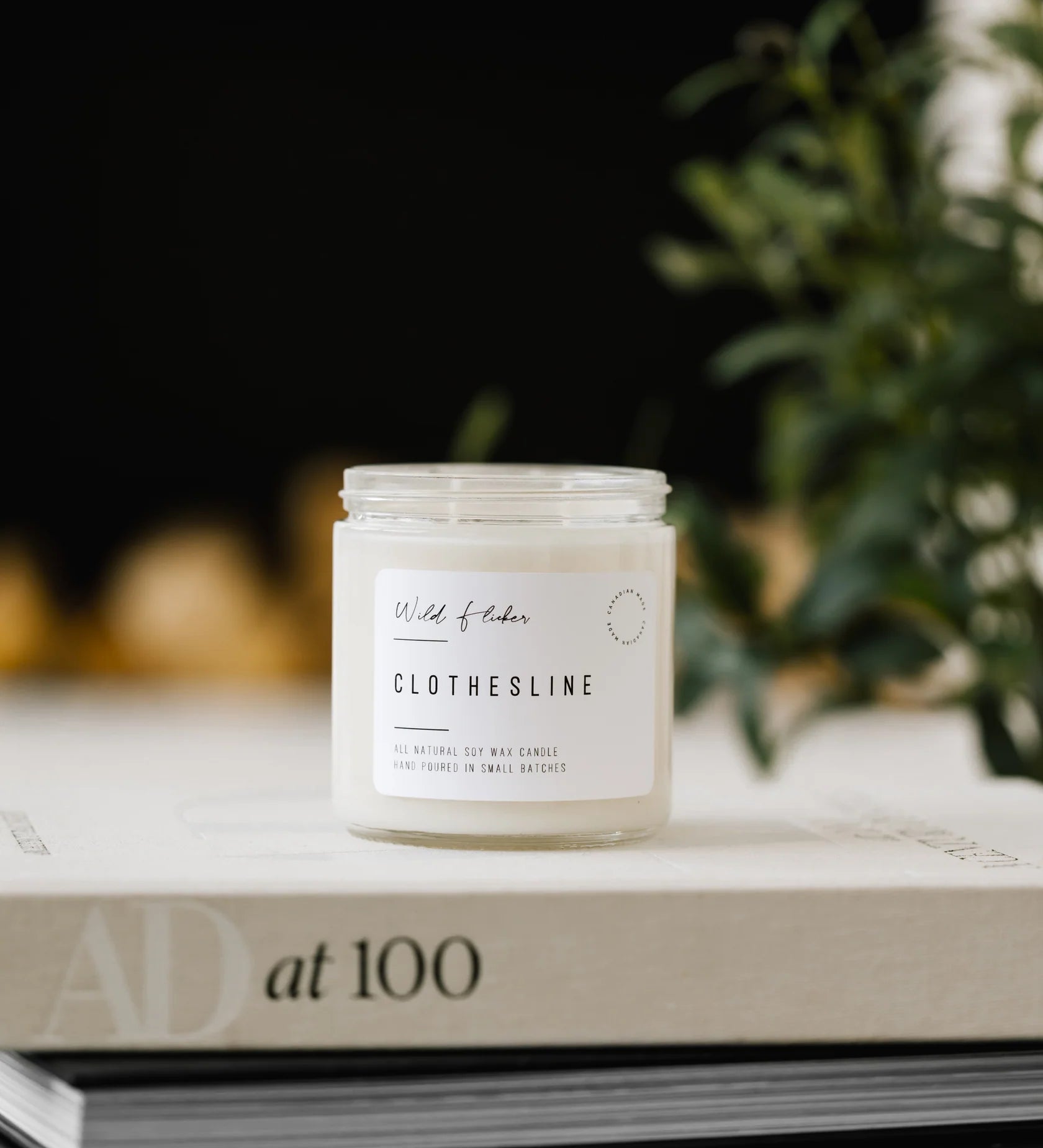 Clothesline Soy Wax Candle