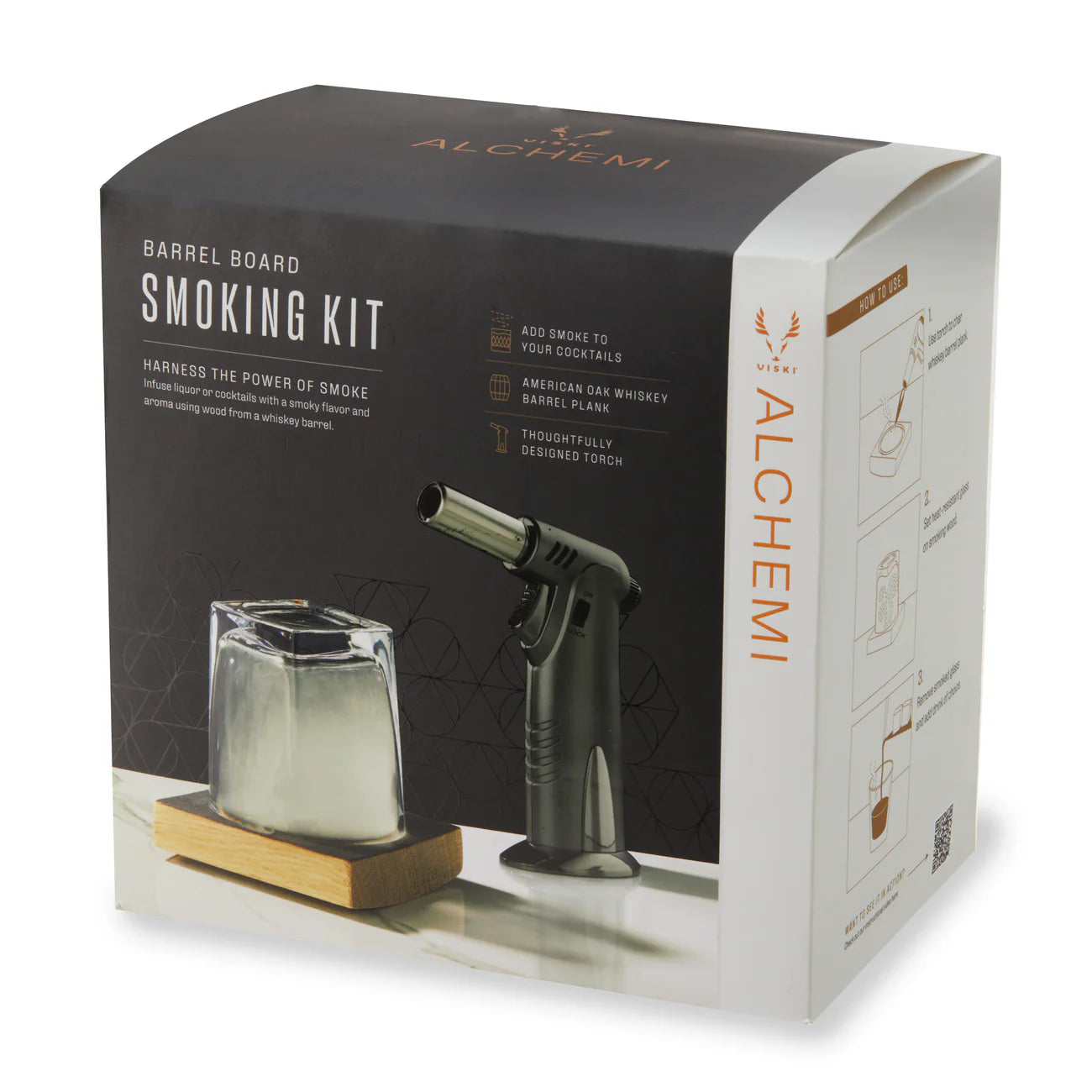 Barrel board smoking kit