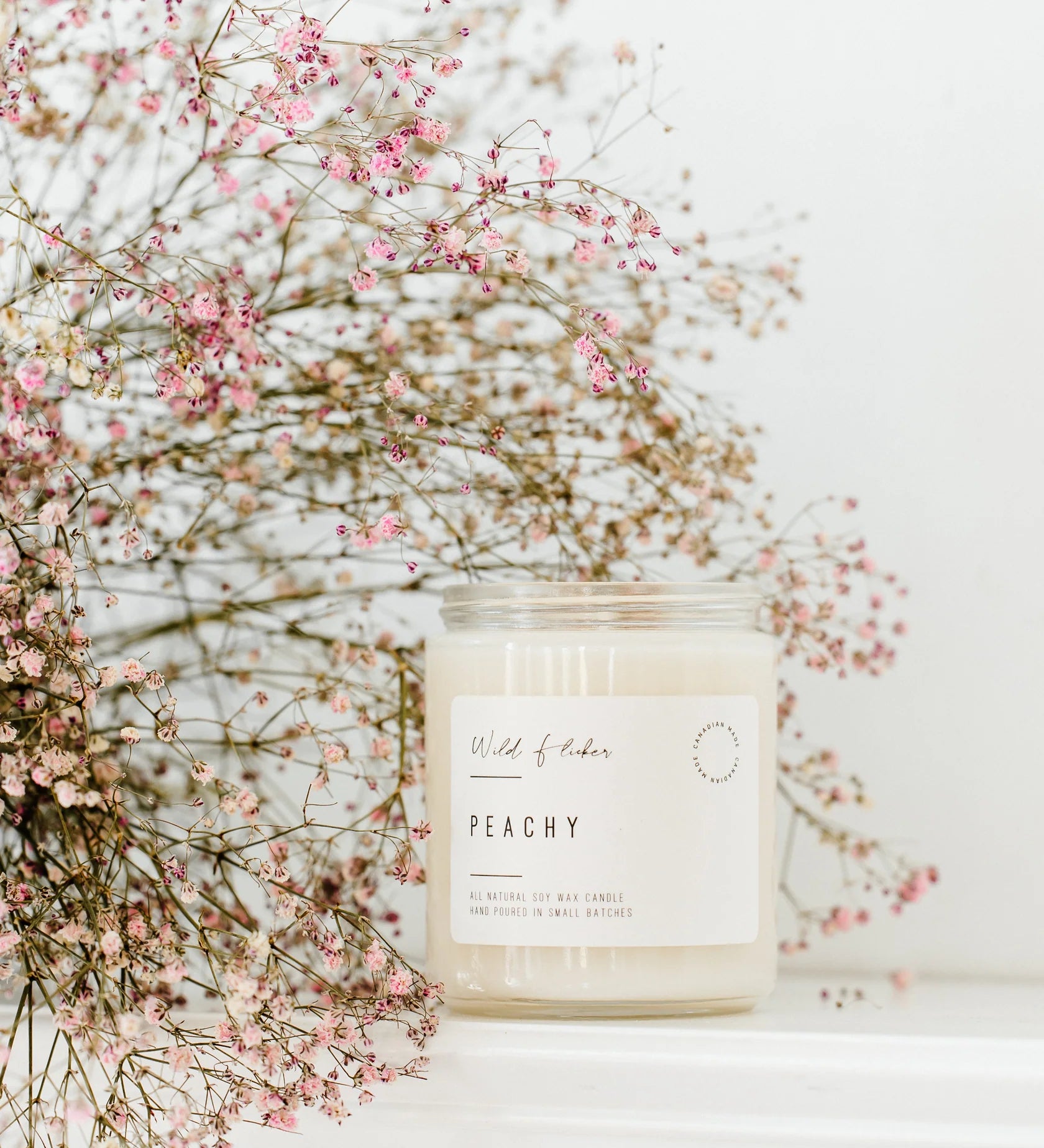 Peachy Soy Wax Candle