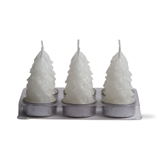 Spruce Tealight Candles - White