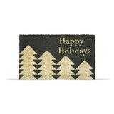 Happy Holidays Tree Coir Mat