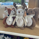 Polyester Squirrel, Fox, Deer