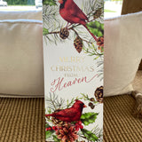 Merry Christmas From Heaven Cardinal Ornament