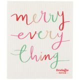 Merry Everything Swedish Dishcloth