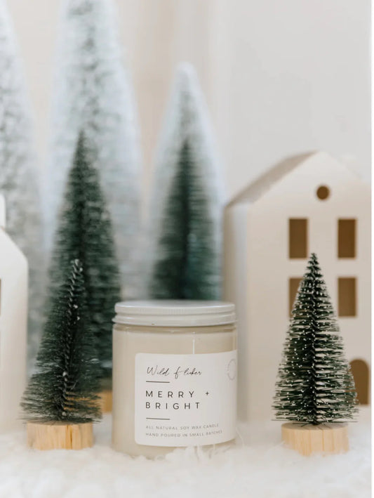 Merry + Bright Soy Wax Candle