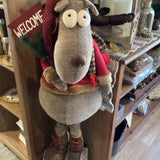 Large Stuffed Moose Statue