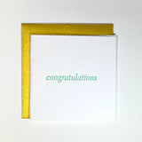 Tiny “Congratulations” Card