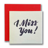 Tiny “I Miss You” Card