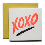 Tiny “XOXO” Card