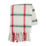 Red and Green Throw Blanket