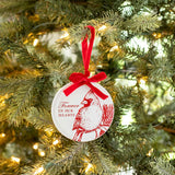 Cardinal Disk Ornament