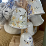 Floral Butterfly Hanging Bell