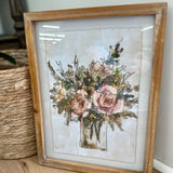 Watercolour Bouquet Framed Print