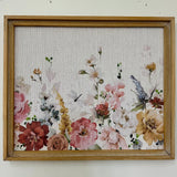 Floral Textured Print