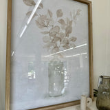 Simple Bottle Vase Framed Print