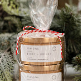 Merry + Bright & Warm Gingerbread Soy Wax Candle pack