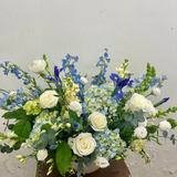 Deep Blue Hues Arrangement