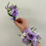 Pastel Purple Boutonniere