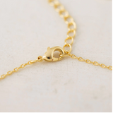 Gold Sincerely Yours Initial Necklace