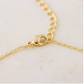 Gold Sincerely Yours Initial Necklace