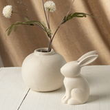 Ivory Bunny Decor