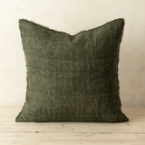 Lina Linen Pillow - Avocado