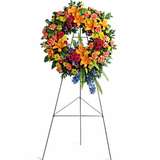 Colourful Serenity Wreath
