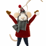 Mouse Ornament - Snowball Spencer