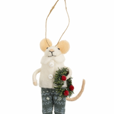 Mouse Ornament - Traditional Tim