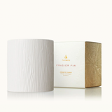 Frasier Fir White Ceramic Candle