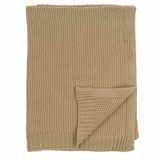 Nell Knit Baby Blanket, Beige