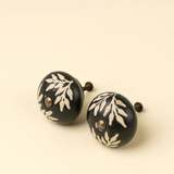 Frond Ceramic Knobs Set/2