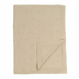 Polka Dot Knit Baby Blanket