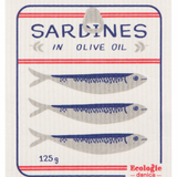Sardines Swedish Dishcloth