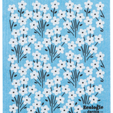 Blue Bouquet Swedish Dishcloth