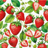 Luncheon Napkins - Strawberry Kiss